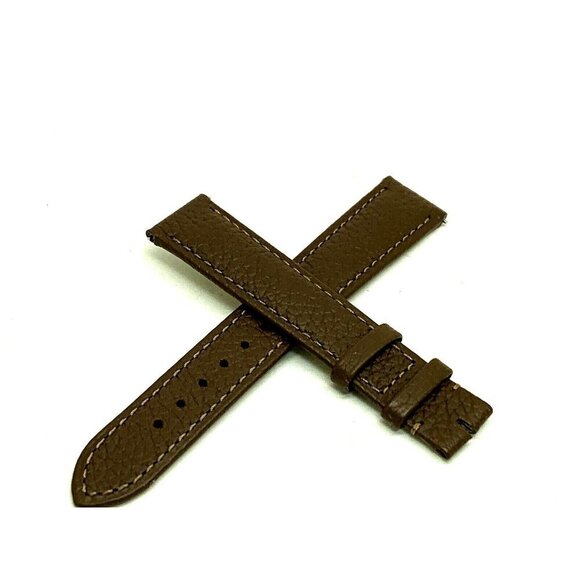 Cartier Women's Watch Replacement Band Brown Leather Strap 16mm KD8SAAC0 - Picture 1 of 7